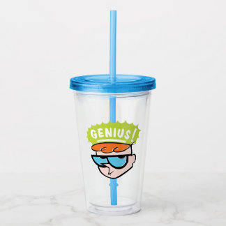Verre En Acrylique Graphique de légende Dexter "Genius"