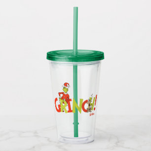 Verre En Acrylique Graphisme du logo du personnage Grinch !