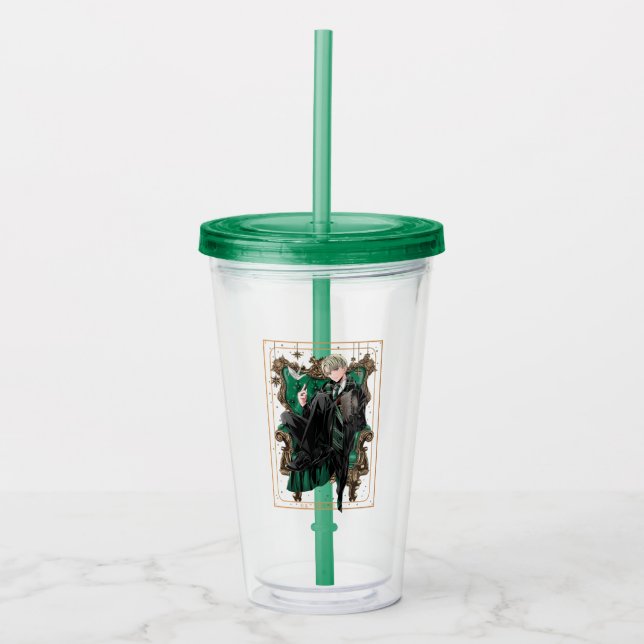 Verre En Acrylique HARRY POTTER™ | Anime Draco Malfoy Assis (Devant)