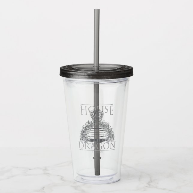Verre En Acrylique HOUSE OF THE DRAGON | Iron Throne Graphic (Devant)