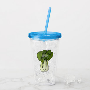 Verre En Acrylique Illustration de Bok choy