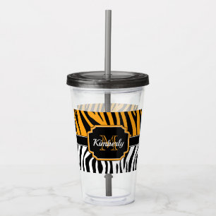 Verre En Acrylique Imprimer Zebra