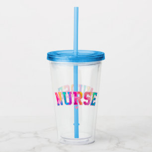Verre En Acrylique Infirmière colorée