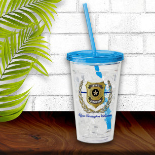 Verre En Acrylique Insigne du policier