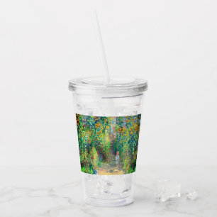 Verre En Acrylique Jardin aux fleurs de Monet