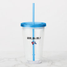 jarra / vaso con frase cubana