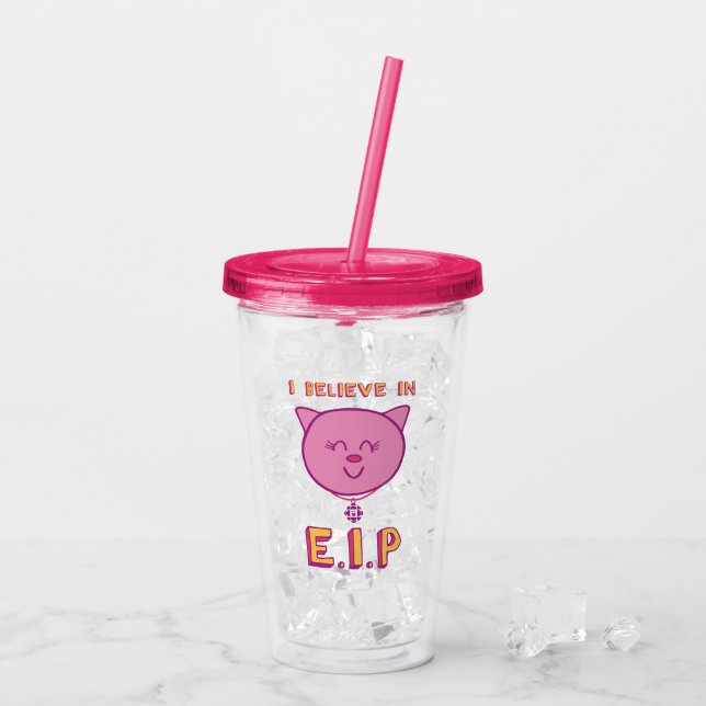 Verre En Acrylique Je crois en E.I.P (Dos glace)