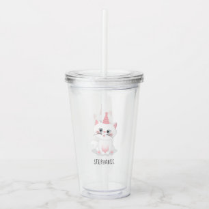 Verre En Acrylique Jour Purr-fect Chat Anniversaire