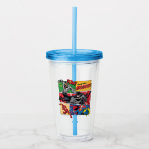 Verre En Acrylique Justice League "Sauvez les fêtes !"