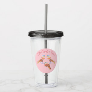 Verre En Acrylique La Squadra Spritz L'équipe de la Mariée Fête de