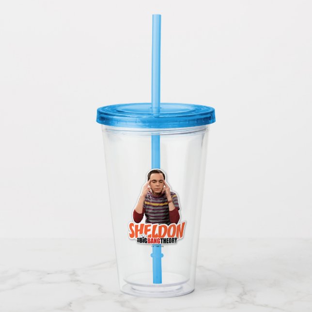Verre En Acrylique La théorie du Big Bang | Sheldon (Devant)