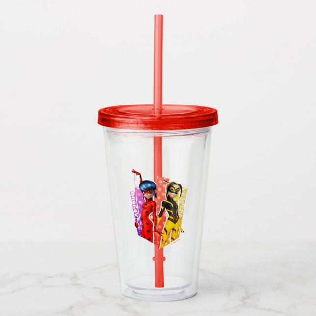 Verre En Acrylique Ladybug et Vesperia Graphic (Devant)