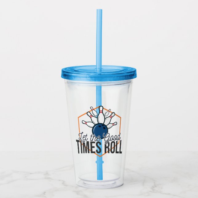 Verre En Acrylique Laissez le bon temps rouler Bowling (Devant)
