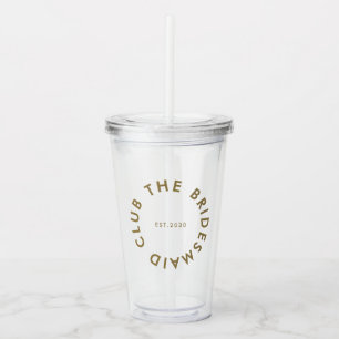 Verre En Acrylique Le Bridesmaid Club Bachelorette