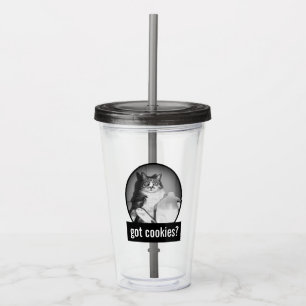 Verre En Acrylique Le Lait De Chat De Juge