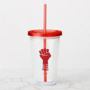 Verre En Acrylique Le pouvoir au peuple