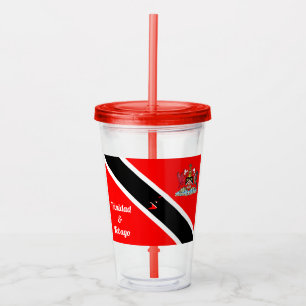 Verre En Acrylique Le Trinidad et le Tobago
