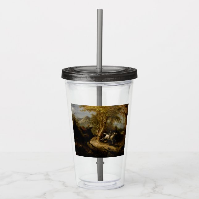 Verre En Acrylique Légende du cavalier sans tête fantôme d'Halloween (Devant)