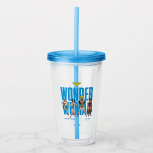 Verre En Acrylique Légendes de Wonder Woman pour toujours Graphique