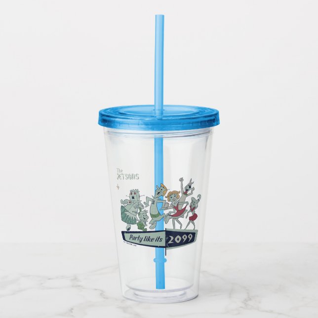 Verre En Acrylique Les Jetsons | Party Like It's 2099 (Devant)