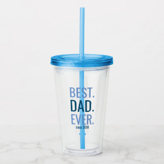 Verre En Acrylique Les meilleurs papas modernes toujours classiques