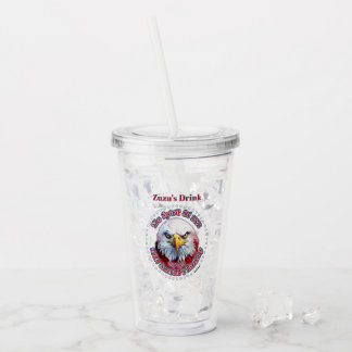 Verre En Acrylique L'Esprit de 1776, 2026 l'Aigle Rouge d'Amérique