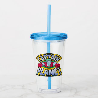 Verre En Acrylique Logo Captain Planet