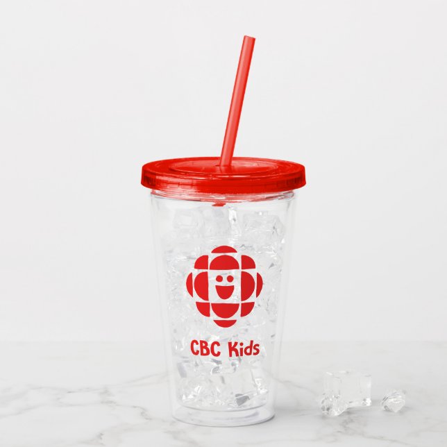 Verre En Acrylique Logo CBC pour enfants (Dos glace)