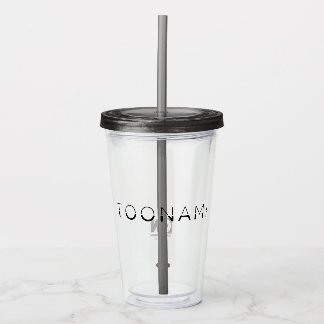 Verre En Acrylique Logo de la police de toonami Split (Devant)