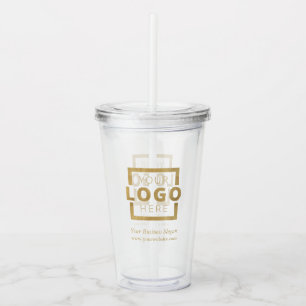 Verre En Acrylique Logo d'entreprise personnalisé