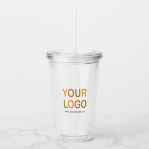 Verre En Acrylique Logo Promo Professionnel Personnalisé Modèle Tum