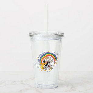 Verre En Acrylique LOONEY TUNES™ - Love Yourself Pride Badge