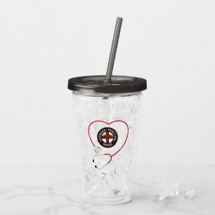 Verre En Acrylique LPN I Love Nuring Acryllique Tumbler