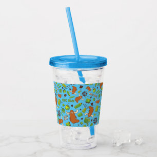 Verre En Acrylique M. Orlando Motif