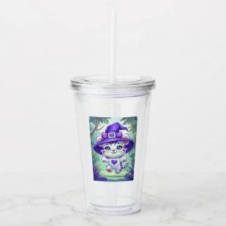 Verre En Acrylique Magnifique Tiger Blanc Tiger Tumbler