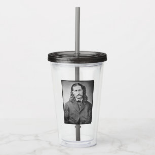 Verre En Acrylique Marshal Wild Bill Hickok Old West Gunfighter