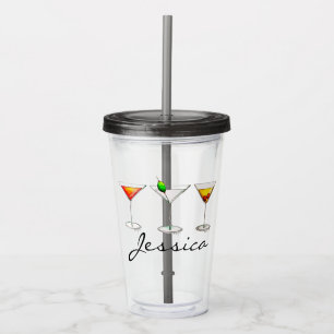 Verre En Acrylique Martini Cosmo Manhattan Cocktails de drinks mixtes