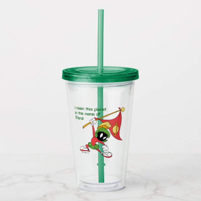 VERRE EN ACRYLIQUE MARVIN THE MARTIAN™ (Devant)