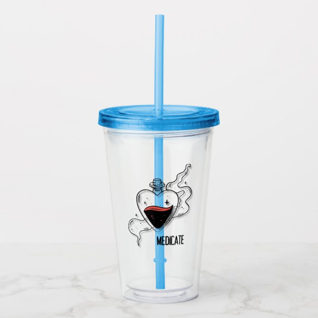 Verre En Acrylique Médicament (Devant)