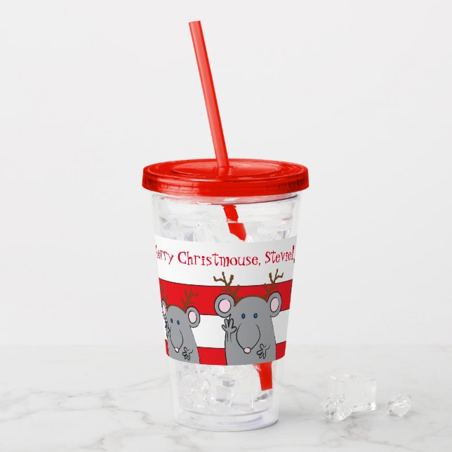 Verre En Acrylique Merry Christsouris (Devant glace)
