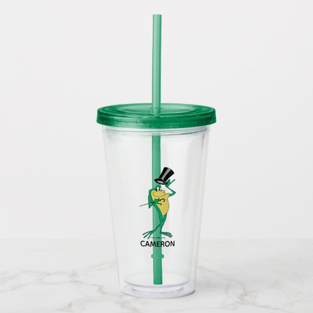 Verre En Acrylique Michigan J. Frog en couleur (Devant)
