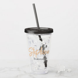 Verre En Acrylique Mini-Sirène Simple Classique Personnalisée