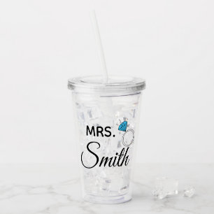 Verre En Acrylique Mme Personalized