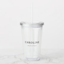 Moderne Claire Minimale Demoiselle D'Honneur 
