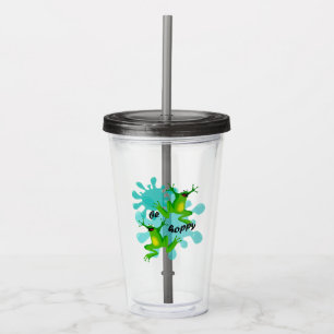 Verre En Acrylique Ne vous inquiétez pas d’être heureux avec la greno