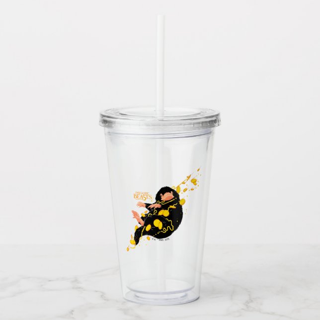 Verre En Acrylique Niffler Flottant Avec Or (Devant)