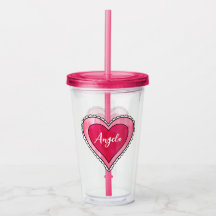 Nom personnalisé Heart Valentine's Day
