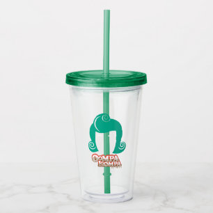 Verre En Acrylique Oompa Loompa Hair Graphic