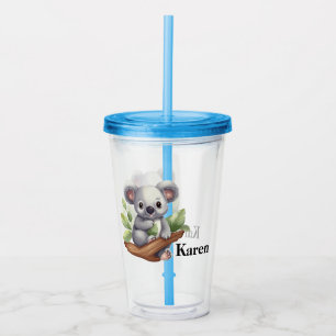 Verre En Acrylique Ours en Kola personnalisé