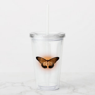 Verre En Acrylique Papillon iridescent